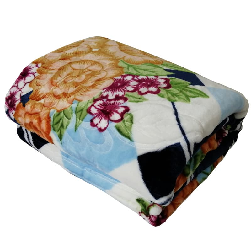 پتو گلبافت یک نفره ضخیم گرمای کامل نشیمن نرم